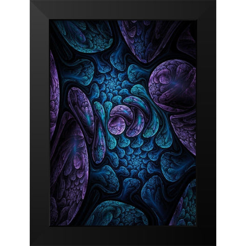 Elemental Dreams Black Modern Wood Framed Art Print by Gray, Cameron