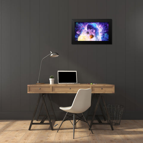 Endless Moment Black Modern Wood Framed Art Print by Gray, Cameron
