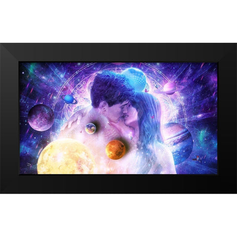 Endless Moment Black Modern Wood Framed Art Print by Gray, Cameron