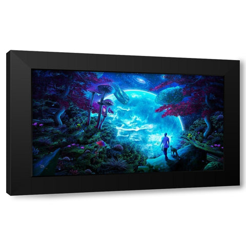 Lost Sky Black Modern Wood Framed Art Print by Gray, Cameron