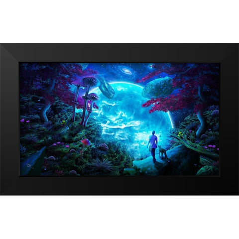Lost Sky Black Modern Wood Framed Art Print by Gray, Cameron