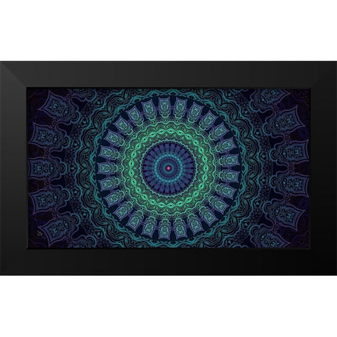 Set And Setting 5 Black Modern Wood Framed Art Print by Gray, Cameron