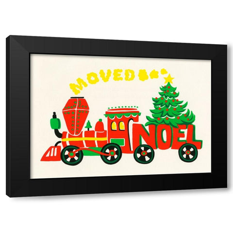 C-905 Black Modern Wood Framed Art Print by Crockett Collection