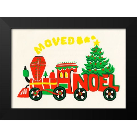 C-905 Black Modern Wood Framed Art Print by Crockett Collection