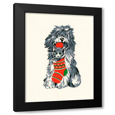 C-911 Black Modern Wood Framed Art Print by Crockett Collection