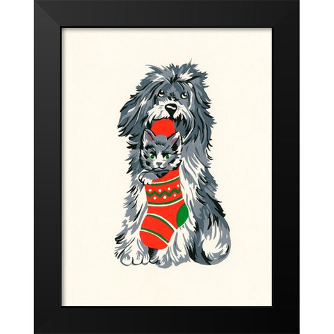 C-911 Black Modern Wood Framed Art Print by Crockett Collection