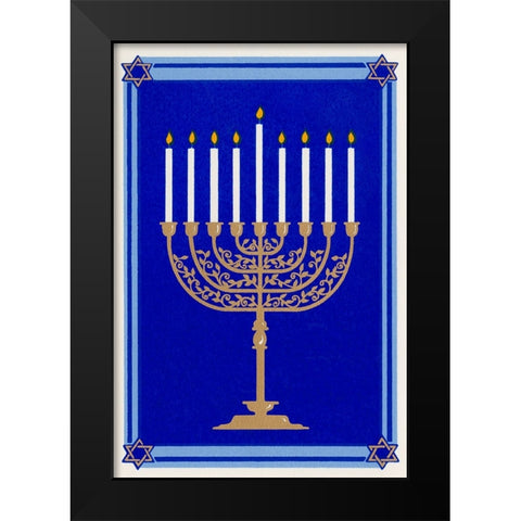 C-0150 Black Modern Wood Framed Art Print by Crockett Collection