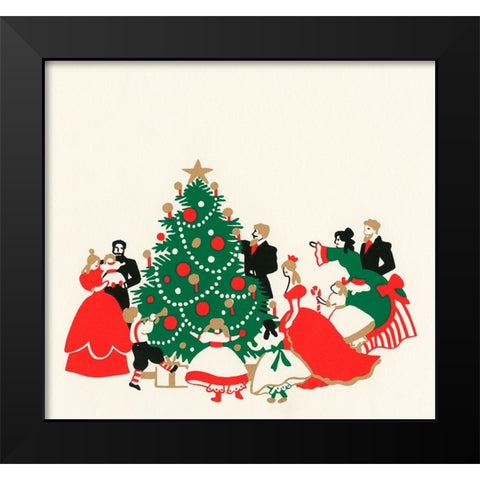 C-1090 Black Modern Wood Framed Art Print by Crockett Collection