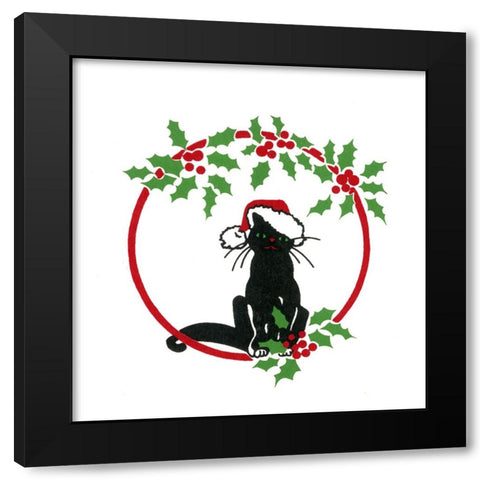 C-3110 Black Modern Wood Framed Art Print by Crockett Collection