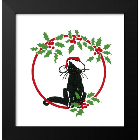 C-3110 Black Modern Wood Framed Art Print by Crockett Collection