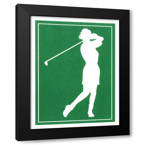 Ca124 Black Modern Wood Framed Art Print with Double Matting by Crockett Collection