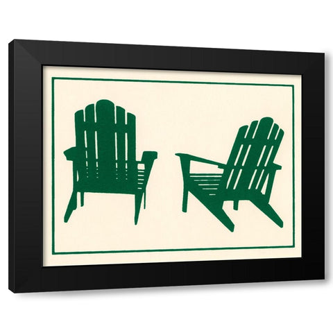 Ca130 Black Modern Wood Framed Art Print by Crockett Collection