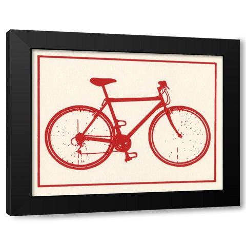 Ca131 Black Modern Wood Framed Art Print with Double Matting by Crockett Collection