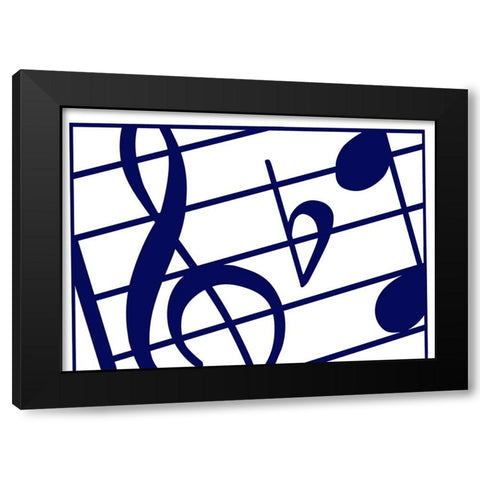 Ca140 Black Modern Wood Framed Art Print with Double Matting by Crockett Collection