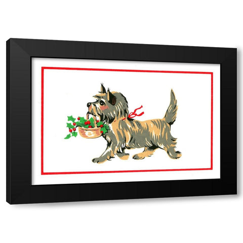 C-811 Black Modern Wood Framed Art Print by Crockett Collection