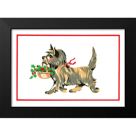 C-811 Black Modern Wood Framed Art Print by Crockett Collection