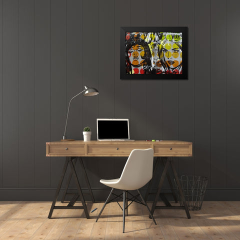 Another War Black Modern Wood Framed Art Print by Monteavaro, Dan