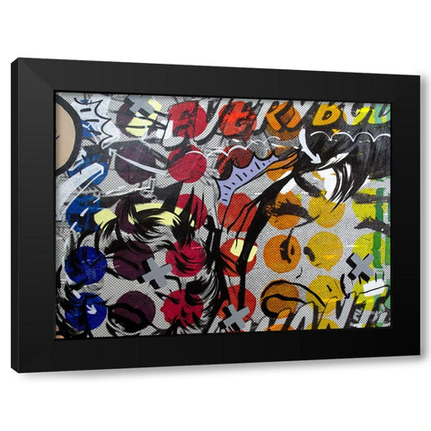 Everybody Wants Black Modern Wood Framed Art Print with Double Matting by Monteavaro, Dan