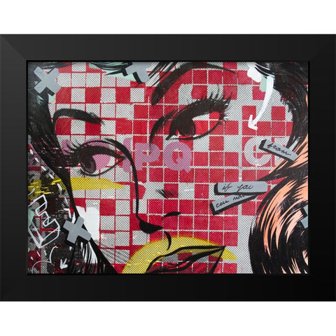 If You Can Black Modern Wood Framed Art Print by Monteavaro, Dan
