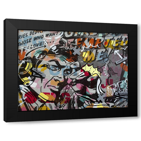 Mimosas Black Modern Wood Framed Art Print by Monteavaro, Dan