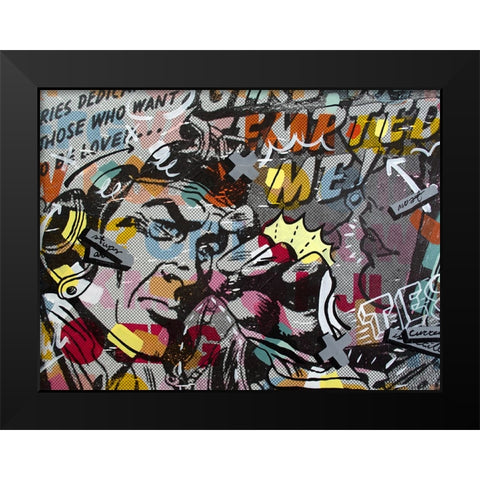 Mimosas Black Modern Wood Framed Art Print by Monteavaro, Dan