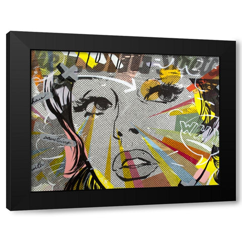 The Long Stretch Black Modern Wood Framed Art Print with Double Matting by Monteavaro, Dan