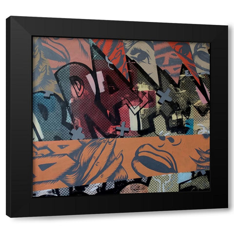 Loud Noises Black Modern Wood Framed Art Print with Double Matting by Monteavaro, Dan