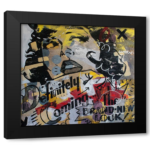 Definitely Brand New 1 Black Modern Wood Framed Art Print with Double Matting by Monteavaro, Dan