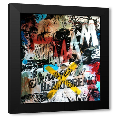 Stranger Black Modern Wood Framed Art Print with Double Matting by Monteavaro, Dan