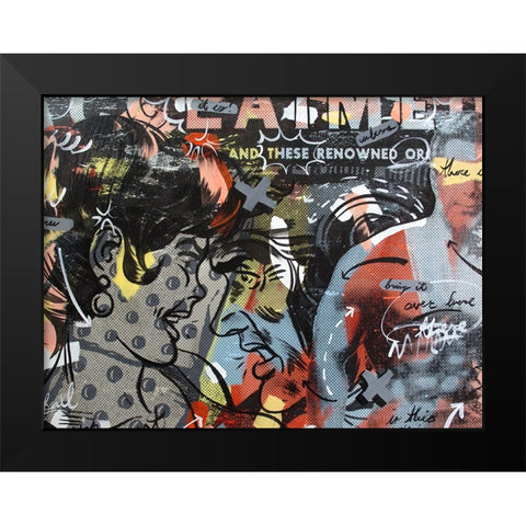Acclaimed Black Modern Wood Framed Art Print by Monteavaro, Dan