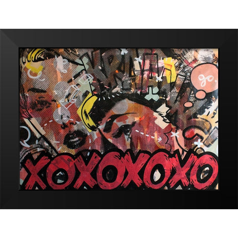 Kraang Black Modern Wood Framed Art Print by Monteavaro, Dan