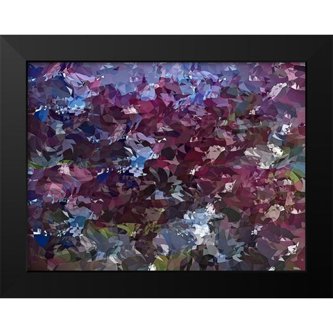 Its Lilac Black Modern Wood Framed Art Print by Manlove, David