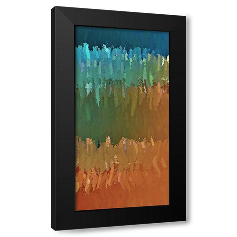 Painted Desert Black Modern Wood Framed Art Print with Double Matting by Manlove, David