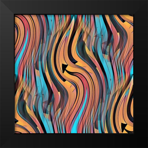 Eternal C Black Modern Wood Framed Art Print by Manlove, David