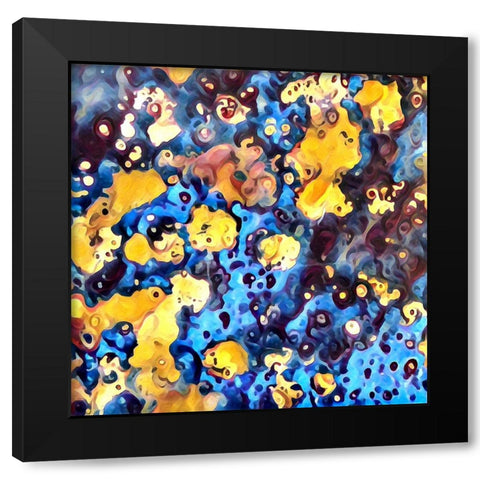 Universe at Large Black Modern Wood Framed Art Print with Double Matting by Manlove, David