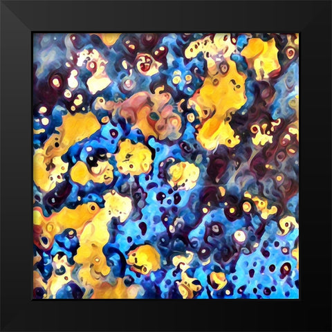 Universe at Large Black Modern Wood Framed Art Print by Manlove, David