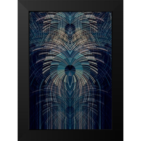 Deco Works Black Modern Wood Framed Art Print by Manlove, David