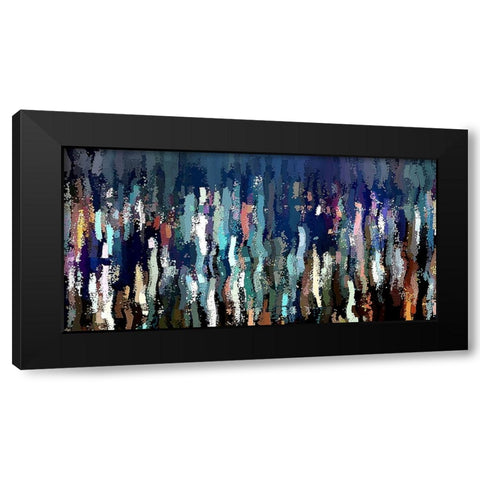 Effervescence 2 Black Modern Wood Framed Art Print by Manlove, David