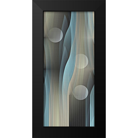 Macro Effervescence Black Modern Wood Framed Art Print by Manlove, David