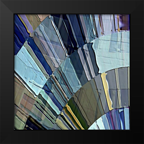 Lyricism G Black Modern Wood Framed Art Print by Manlove, David