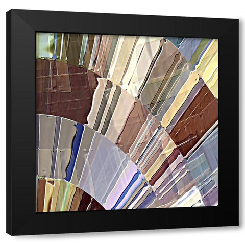 Lyricism H Black Modern Wood Framed Art Print with Double Matting by Manlove, David