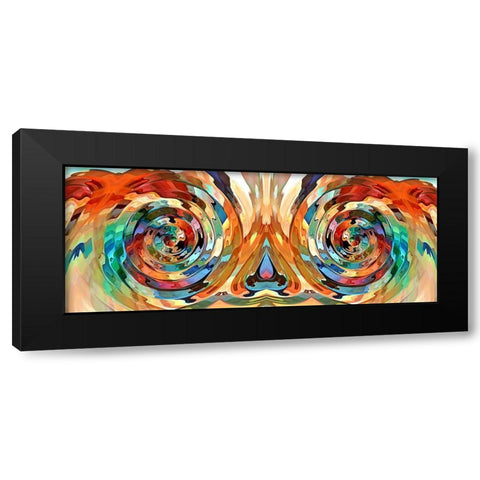 Minds Eyes Black Modern Wood Framed Art Print with Double Matting by Manlove, David