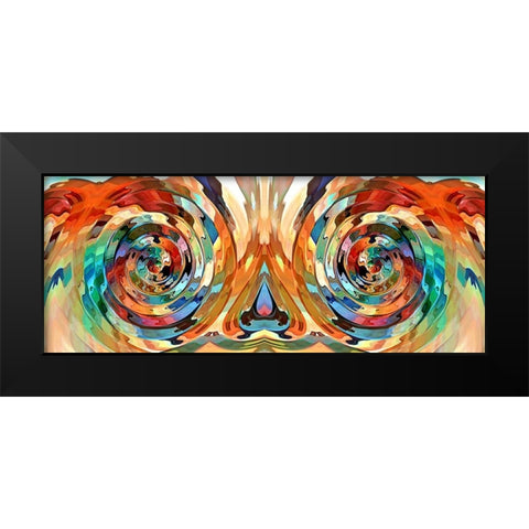 Minds Eyes Black Modern Wood Framed Art Print by Manlove, David