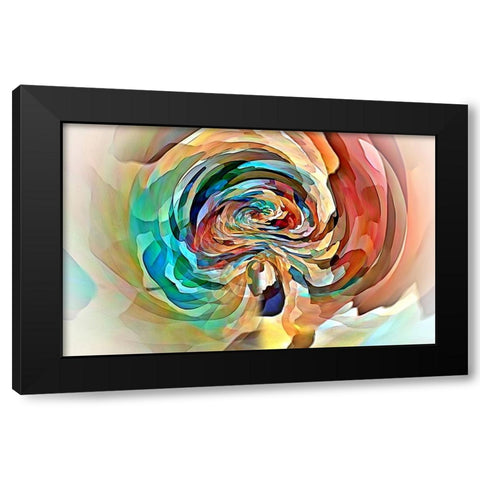The Rose Tunnel Black Modern Wood Framed Art Print by Manlove, David