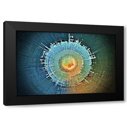 Alectrona 2 Black Modern Wood Framed Art Print by Manlove, David