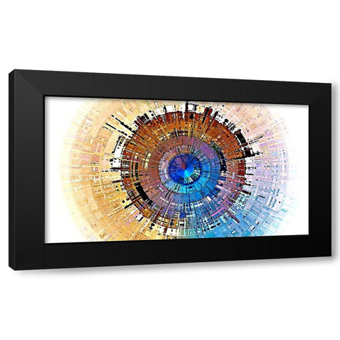 Final Fusion 2 Black Modern Wood Framed Art Print by Manlove, David