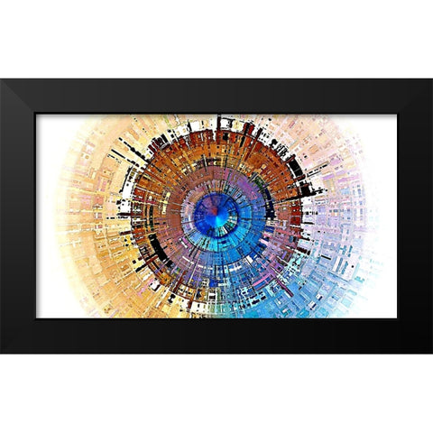Final Fusion 2 Black Modern Wood Framed Art Print by Manlove, David