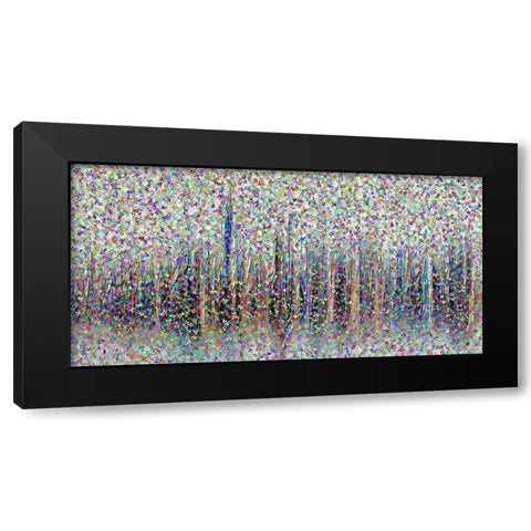 Enchanted Forest Black Modern Wood Framed Art Print by Manlove, David