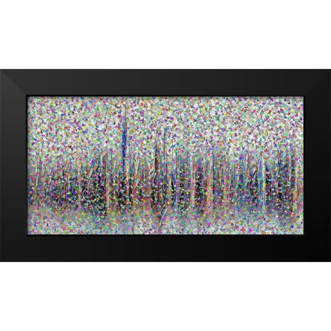 Enchanted Forest Black Modern Wood Framed Art Print by Manlove, David