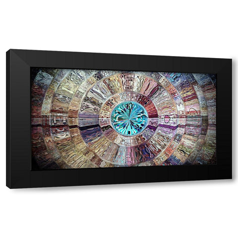 Fountain of Life Black Modern Wood Framed Art Print by Manlove, David
